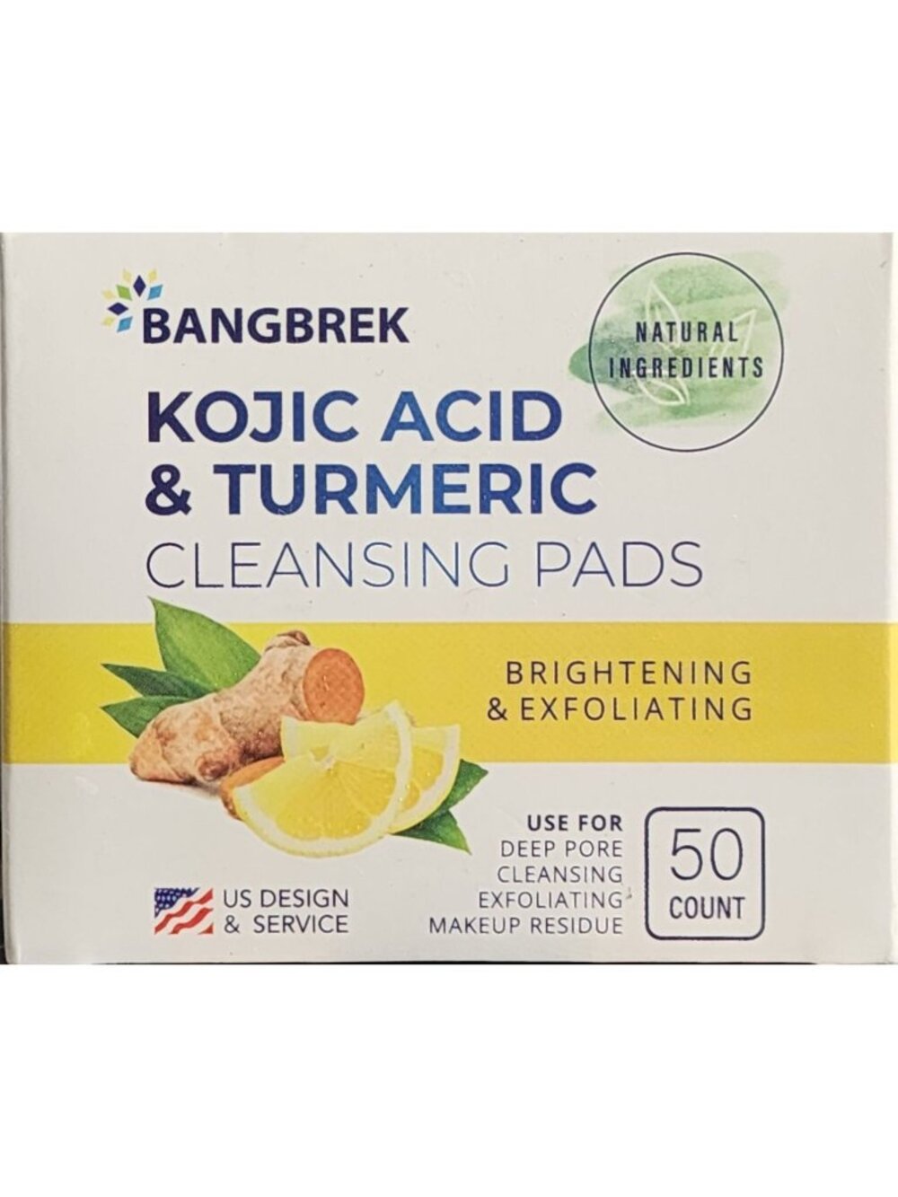 Kojic Acid & Tumeric Cleansing Pads
